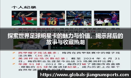 探索世界足球明星卡的魅力与价值，揭示背后的故事与收藏热潮